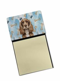 Chocolate Cocker Spaniel Coworker Watercolor Sticky Note Holder Refillable Dispenser Desk Accessory 3x3 Pad Gift