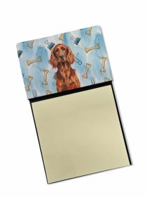 Irish Setter Coworker Watercolor Sticky Note Holder Refillable Dispenser Desk Accessory 3x3 Pad Gift
