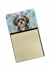 Brindle Shih Tzu Coworker Watercolor Sticky Note Holder Refillable Dispenser Desk Accessory 3x3 Pad Gift