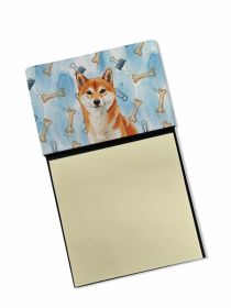 Red Shiba Inu Coworker Watercolor Sticky Note Holder Refillable Dispenser Desk Accessory 3x3 Pad Gift