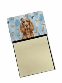 Sussex Spaniel Coworker Watercolor Sticky Note Holder Refillable Dispenser Desk Accessory 3x3 Pad Gift