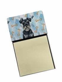 Standard Schnauzer Coworker Watercolor Sticky Note Holder Refillable Dispenser Desk Accessory 3x3 Pad Gift