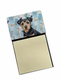 Black and Tan Norfolk Terrier Coworker Watercolor Sticky Note Holder Refillable Dispenser Desk Accessory 3x3 Pad Gift