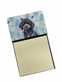 Toy Black Poodle Coworker Watercolor Sticky Note Holder Refillable Dispenser Desk Accessory 3x3 Pad Gift