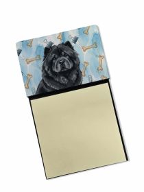 Black Chow Chow Coworker Watercolor Sticky Note Holder Refillable Dispenser Desk Accessory 3x3 Pad Gift